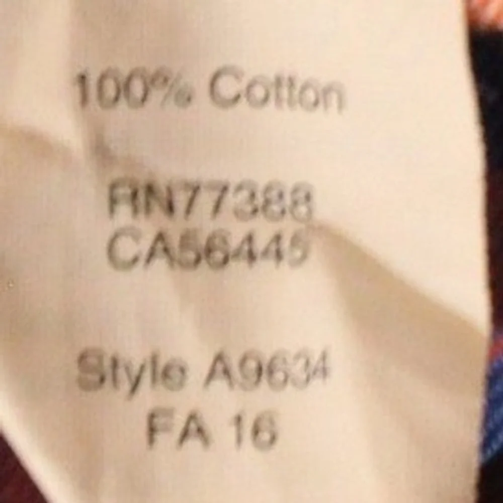 J.Crew Plaid Perfect Fit Button Down Shirt XS Petite Blue Orange - Picture 4 of 7